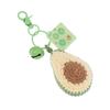 Avocado Lavorazione a Uncinetto di Lana Frutta Ciondolo Portachiavi Per Insegnante Regalo Simbolico Compagno Regalo a Mano Accessori Regalo Ingrosso