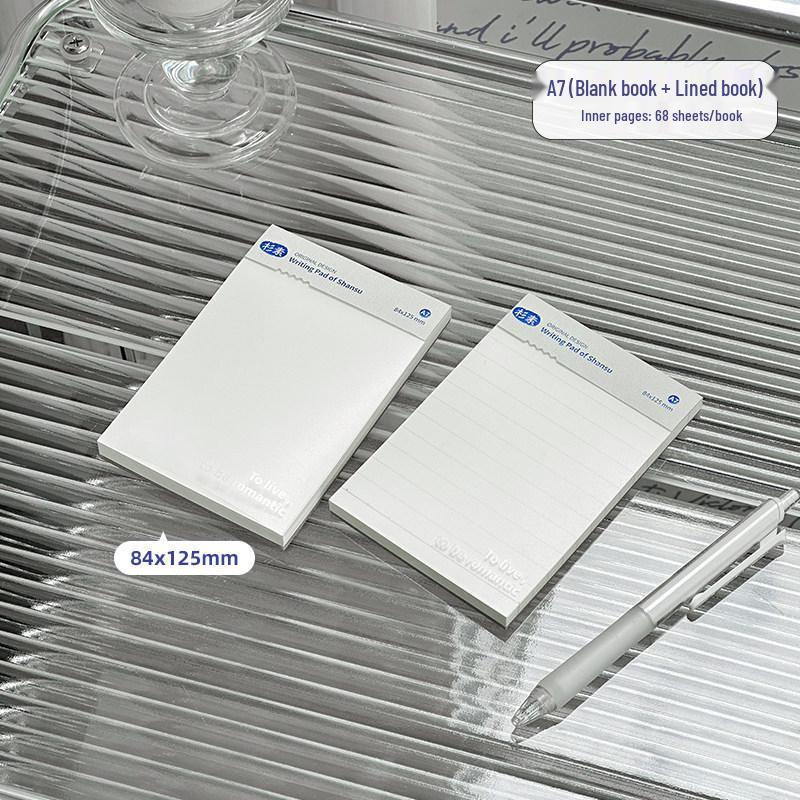 Tearable Portable Small Notebook Planner with Sticky Notes and Memo Pad