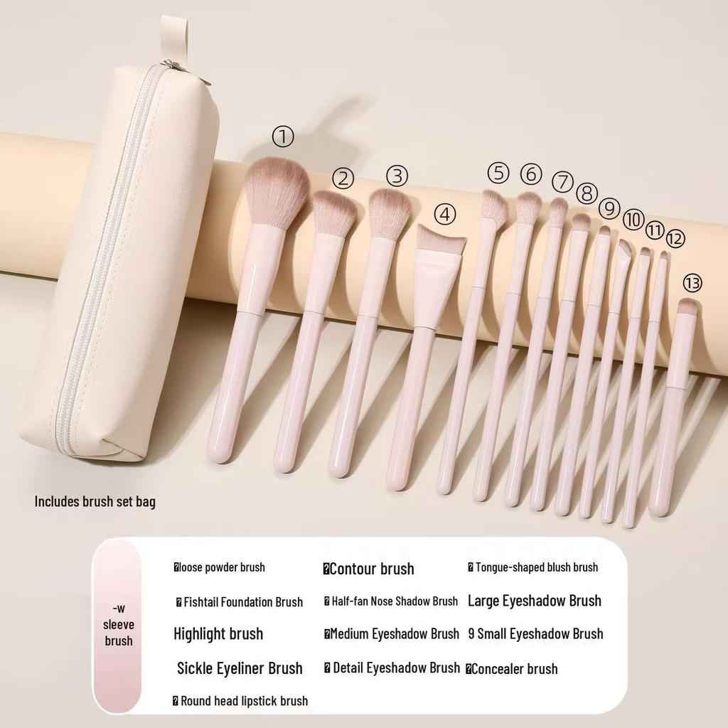 Tao Yao Anfänger Make-up Pinsel Set: Augen, Rouge, Kontur, Verblenden, Nase und Concealer Pinsel