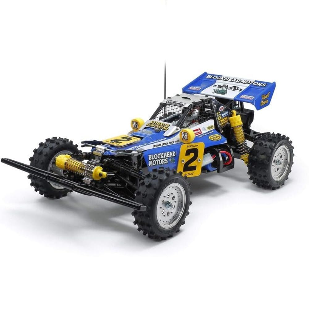 

Tamiya Масштабная Электрическая Радиоуправляемая Машина Серии 710 Hot Shot II Blockhead Motors 58710 1/10 №. 1/10RC чёрный