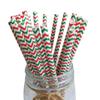 Multicolor Paper Tableware Drinking Straws Party Supplies Bar Tools Christmas Decoration
