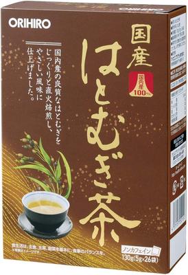 Orihiro 100% Domestic Job's Tears Tea 5g X 26 Bags Caffeine-Free Halal Certified S1979