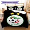 Algeria National Football Team Pattern Bedding,Quilt Set Quilt Cover Pillowcase Home Birthday Gift(1 * duvet cover + 2 * pillowcase, without core)