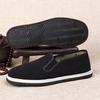 Men's Thickened Tire Sole Work Shoes - Old Beijing Cloth, One-Step Thousand-Layer Sole, Ideal for Construction and Driving Safety.