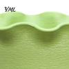 Functional Plant Containers for Study Large Flower Pots with Drainage Holes And Tray Saucers, Ruffled Edge Planter Anti-slip Indoor Outdoor