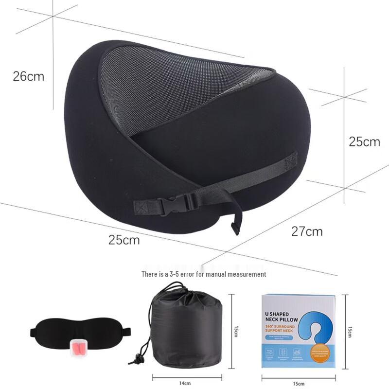 Memory Foam U-Shaped Travel Pillow