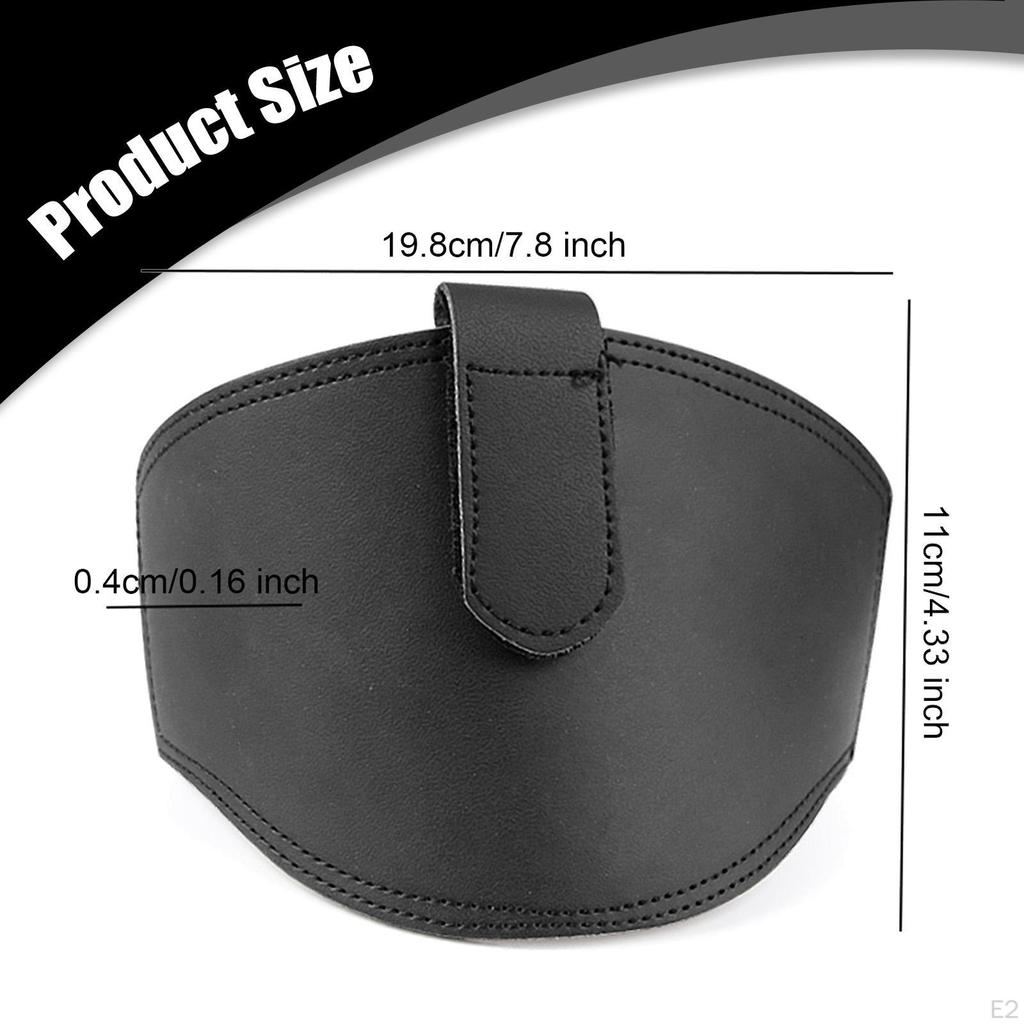 Motorcycle Shifter Shoe Protector PU Leather Professional Easy to Install Supplies Direct Replaces