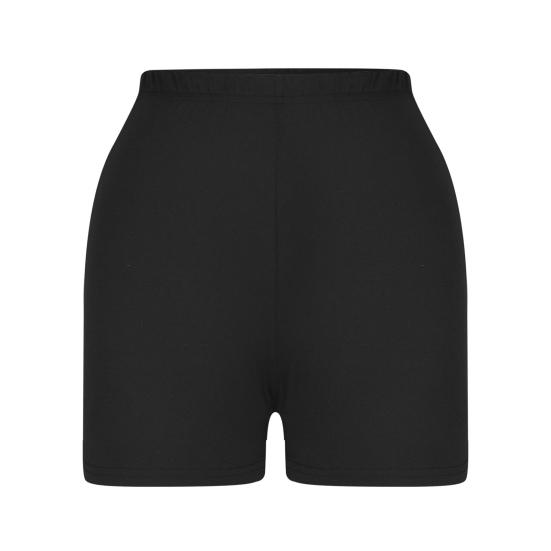 Women Shorts High Waist Butt-grabbing Skeleton Hands Print Thin Anti-exposure Slim Fit Soft Breathable Yoga Jogging Shorts Activewear