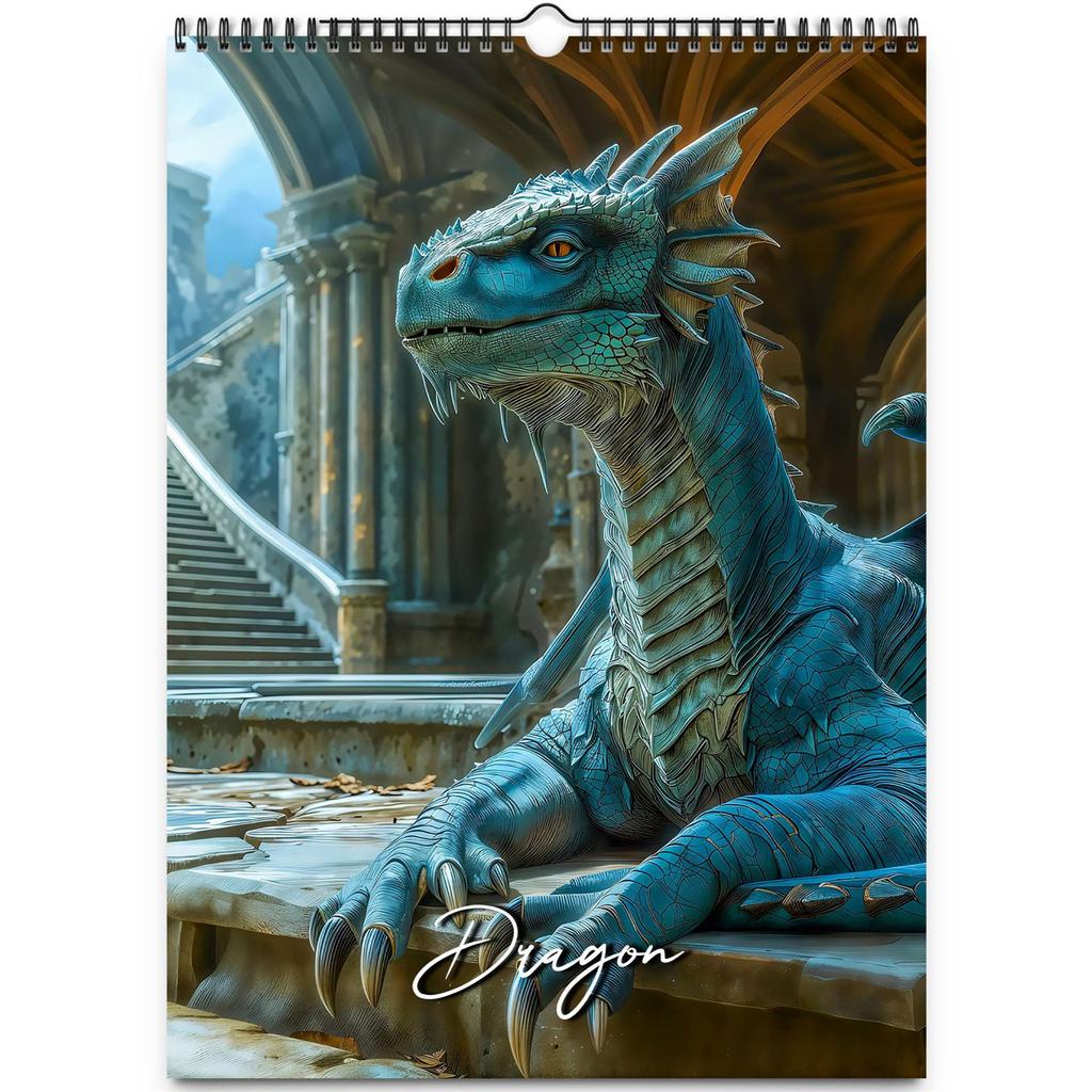 Dragon Wall Calendar– Illustrations With Holidays