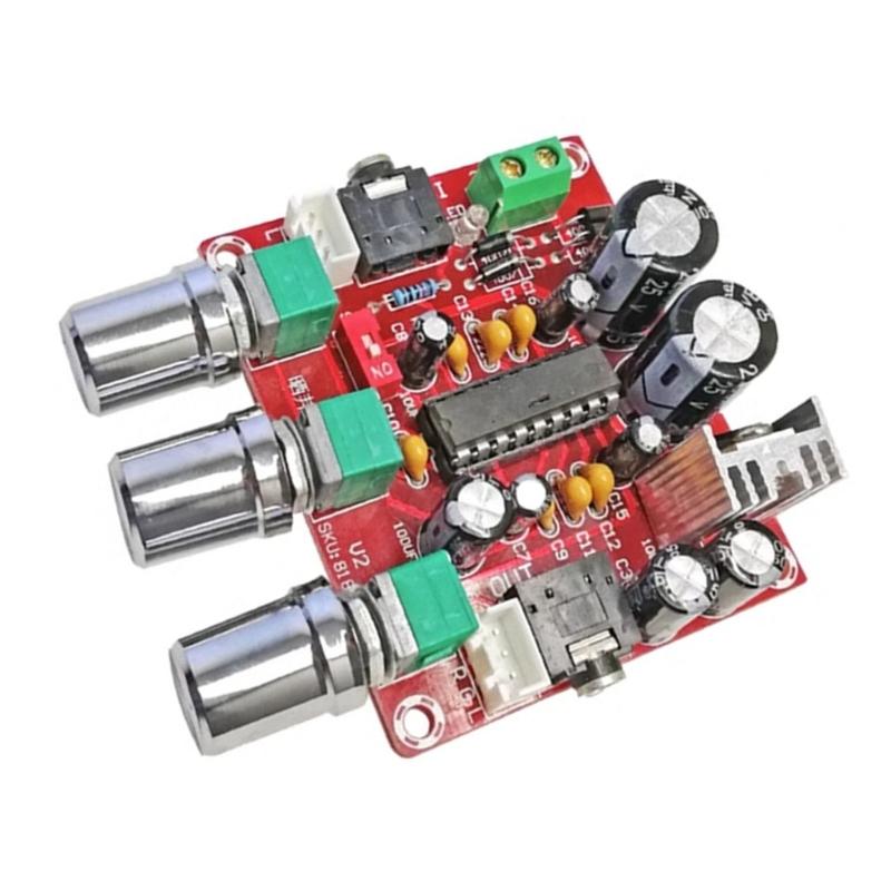 R1075 Tone Board BBE Digital Audios Processor PreAmplifier for Enhances Sound Quality 6-15V 15MA Power Supply SPI