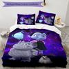 Vampirina 3-częściowy komplet pościeli Poszewka na kołdrę Zapięcie Zawiera 1 poszewkę na kołdrę i 2 poszewki na poduszki Na wszystkie pory roku Sypialnia Dom Dekoracja pokoju w akademiku