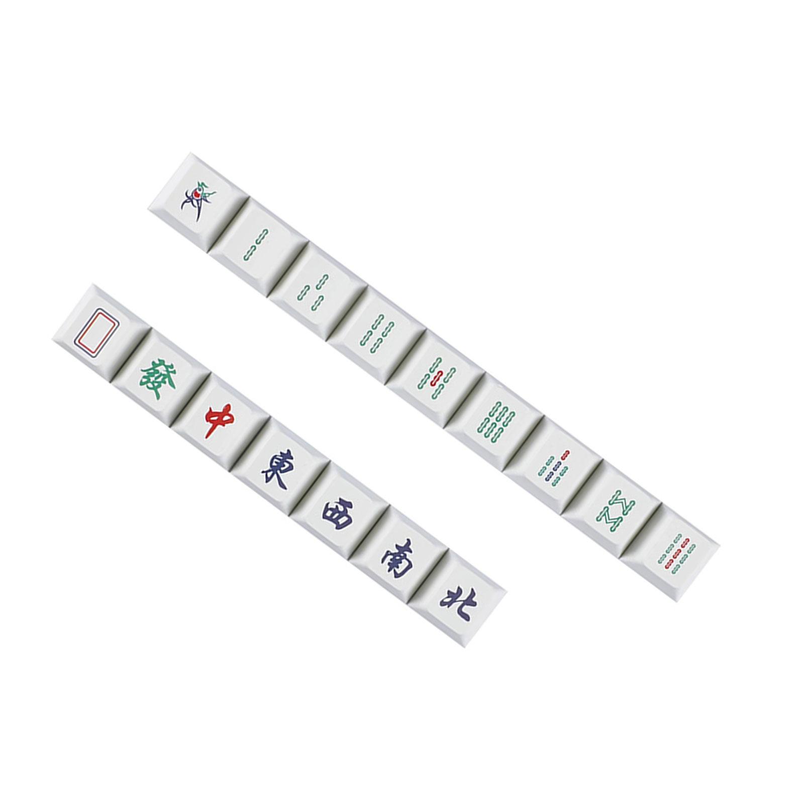 

Набор из 16 колпачков клавиш для маджонга из ПБТ, сублимированных, для механических клавиатур с переключателем MX, точная высота, стандартные колпачки клавиш R4 C