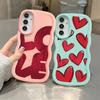 Love Heart Case for Samsung Galaxy A13 A52 A12 A16 A15 A11 A21s A14 Soft Phone Cover A53 A33 A22 A03 A04 A05 A23 A06