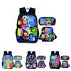Inside Out 16inch School Backpack Set With Polyester Material For Kids And Teens