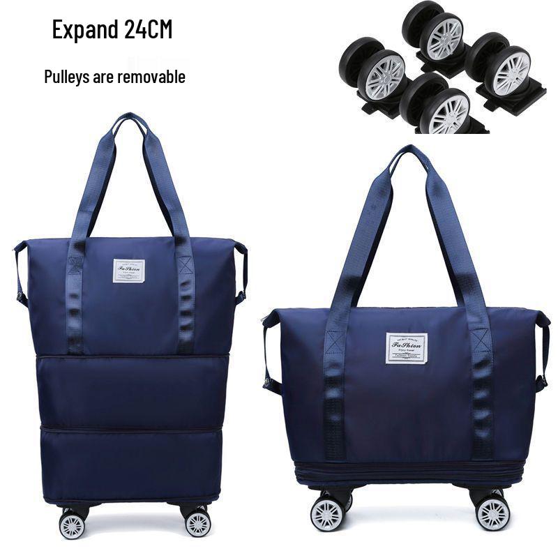 Large-Capacity Wheeled Waterproof Travel Bag for Short Trips