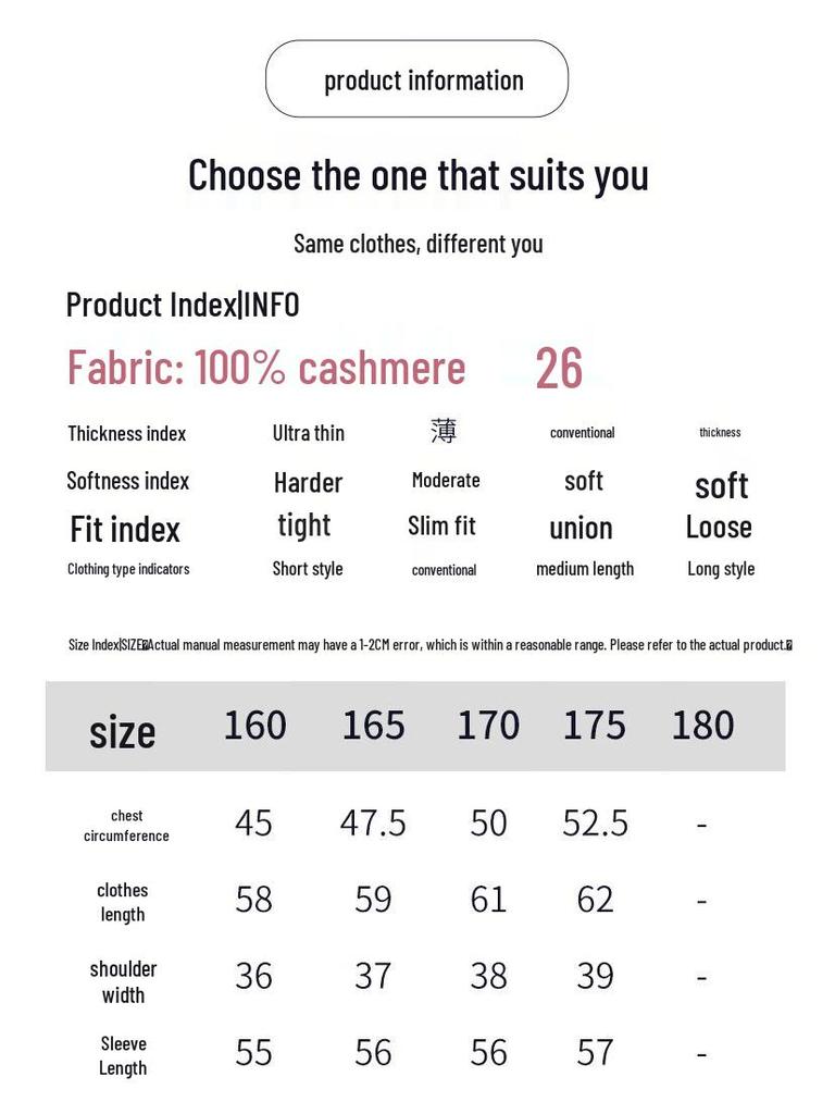 Hengyuanxiang Women's 100% Cashmere High-Neck Pullover Sweater