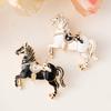 Lightweight Horse Design Brooch Pin Stylish Badge Pin Zinc Alloy Decorative Accessory For Clothing And Bags