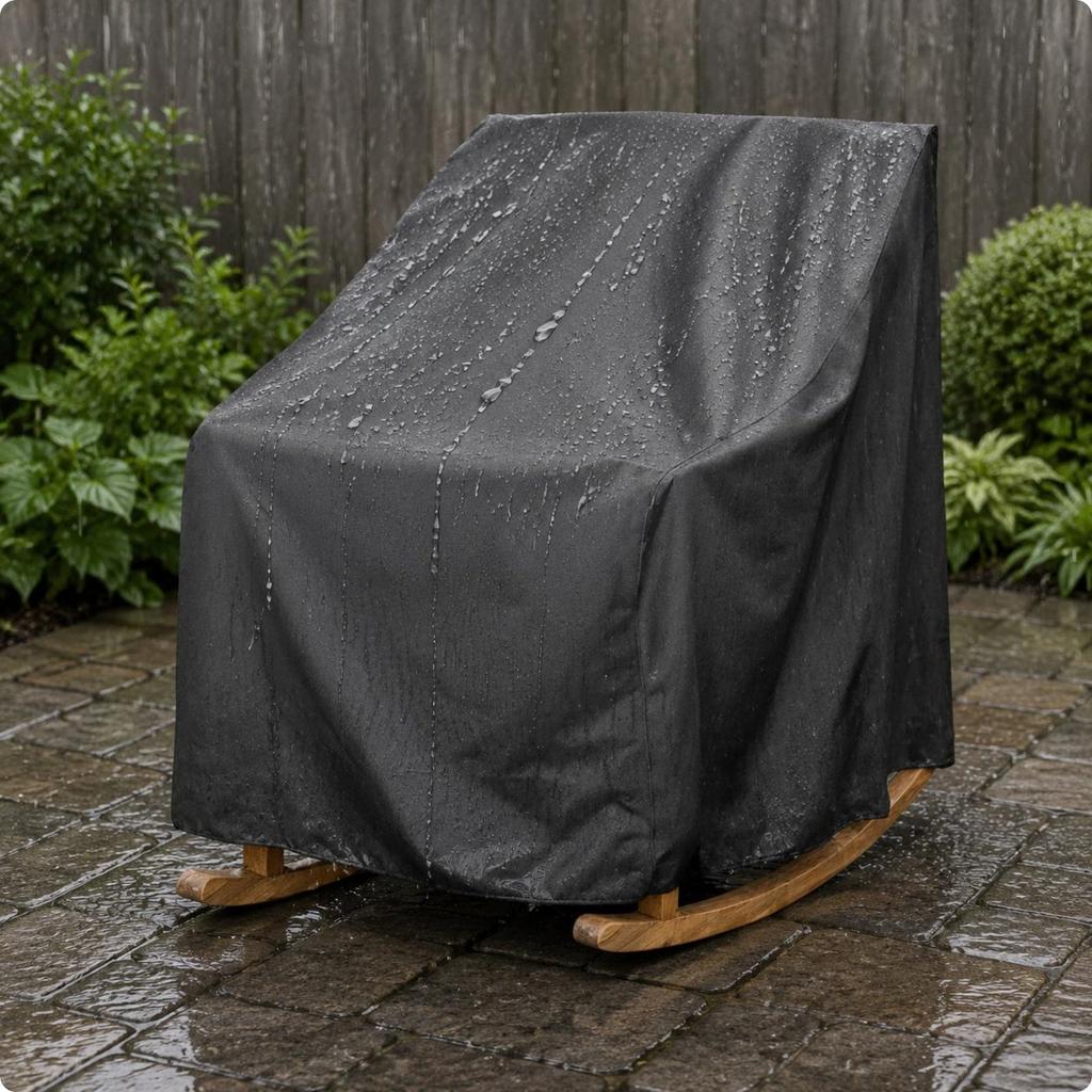 Wasserdichte Schaukelstuhl Abdeckung Wetterfeste Schaukelstuhl Abdeckung Outdoor Möbel Staubdicht Winddicht