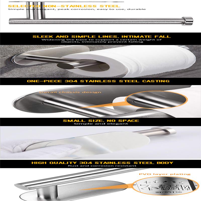 Buy Iron Roll Paper Rack Cupboard Hanging Paper Towel Holder Tissue