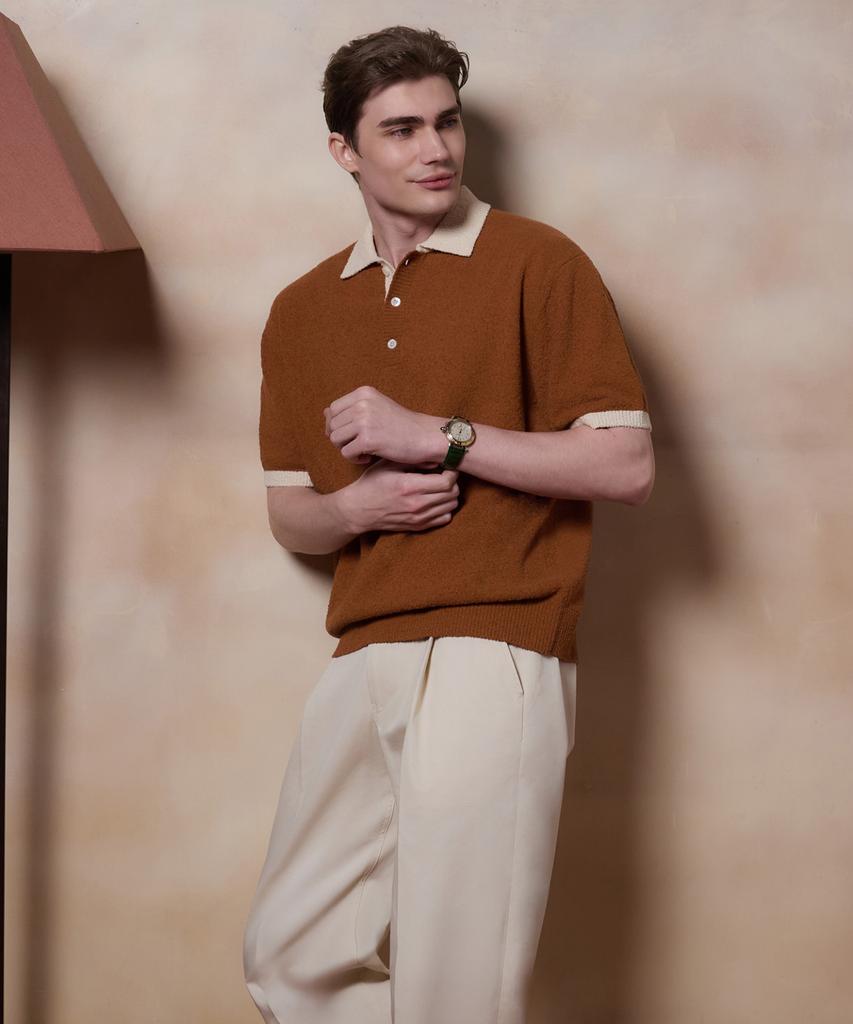 THEKNITCOMPANY Textured Polo Knit 6 Colors (Type A)