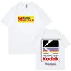 Gorąca Wyprzedaż Koreańska Męska Damska Koszulka Marka Kodak Krótki Rękaw T-shirt Odzież Designerska Koszulka Wysokiej Jakości T-shirt Letnie Topy Moda