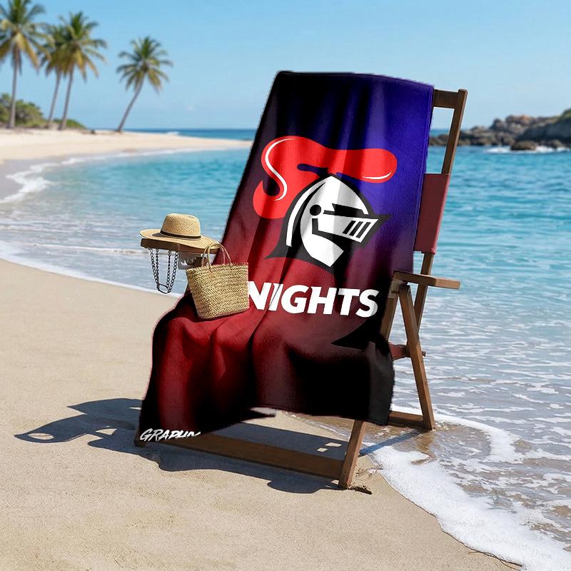Knights Fashion Beach Towel: Ideal for Summer Adventures Soft, absorbent and quick drying suitable for swimming and bathing