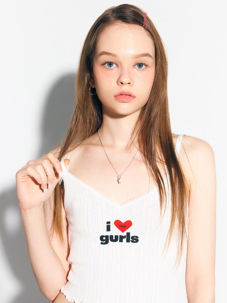 ASIF CALIE Calie Gurls Sleeveless White