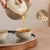 Portable Tea Set for One Person To Drink Ladies A Pot A Cup Three Cups Quick Cup Ceramic Outdoor Plum Blossom Travel Tea Set