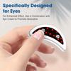 660nm Red Light Eye Massager with EMS Anti-Aging Eye Care Device Reduce Bags & Dark Circles Portable Eye Rejuvenation Pads
