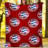1pc B-Bayern Munich Theme Blanket - Digital Print, Polyester, Cozy for All Seasons, Perfect for Outdoor, and Travel