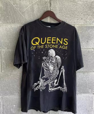 Go with the Flow Queens Of The Stone Age Band  Full Size S-5XL FH916 Unisex T-Shirt