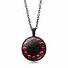 anime merchandise Naruto Sharingan Pendant Necklace Men Women Versatile Circular accessories Sweater Chain toys gifts for kids