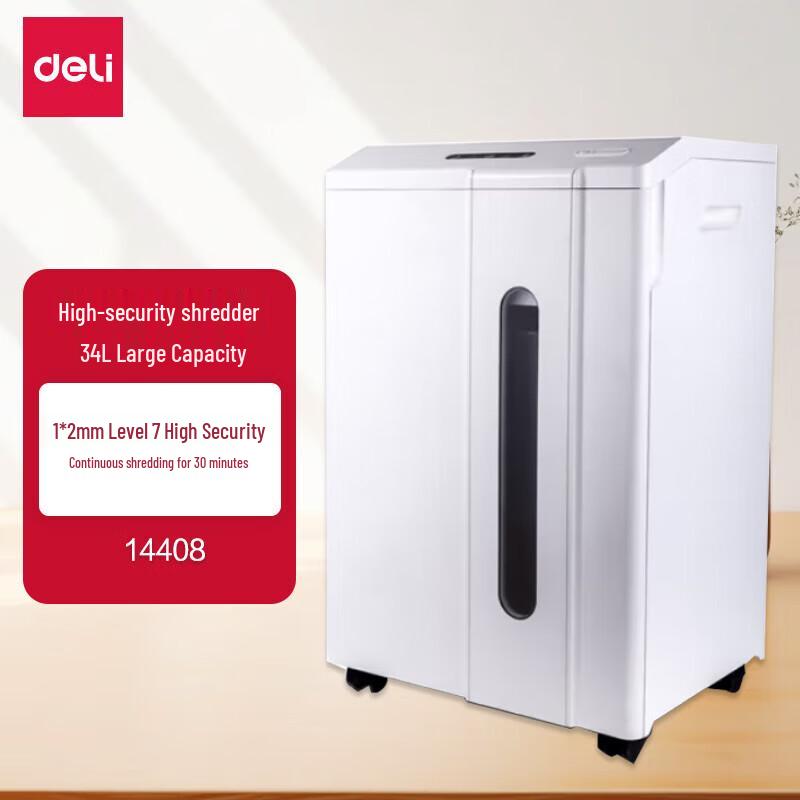 Deli 14408 P-7 Micro-Cut Paper Shredder