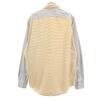 Salvatore Ferragamo Made In Italy Border Stripe Pattern Long Sleeve Shirt Men's Used