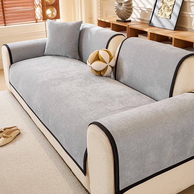 Cream Blizzard Neil Cushion Non-Slip Sofa Cover Modern Home Furnishing Universal Four Seasons Backrest Cover Breathable Sofa Cushion