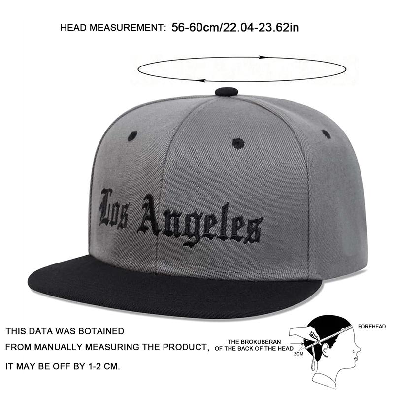 Los Angeles Cap Hip Hop basketball cap cotton snapback hat for men women adult outdoor casual adjustable baseball cap gorras