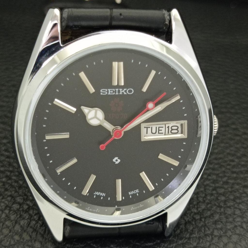 AUTOMATIC VINTAGE REFURBISHED SEIKO EXPO 70 6309A JAPAN MENS WATCH a441927-1
