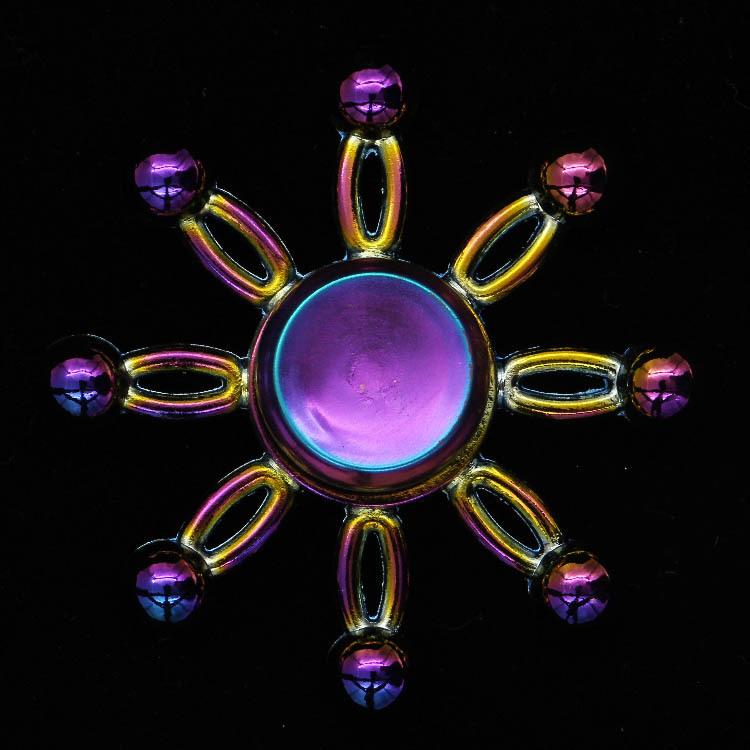

squishy playthings Fidget Spinner juguetes Rainbow Fidget Metal Spinner Colorful Fingertip Gyro juguetes sensoriales adulto Relief Toy