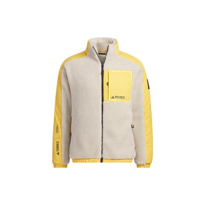 X Giacca Sportiva Outdoor Spessa Foderata in Pile Colorblock National Geographic Giubbotti da Uomo Bianco Sporco IL8985