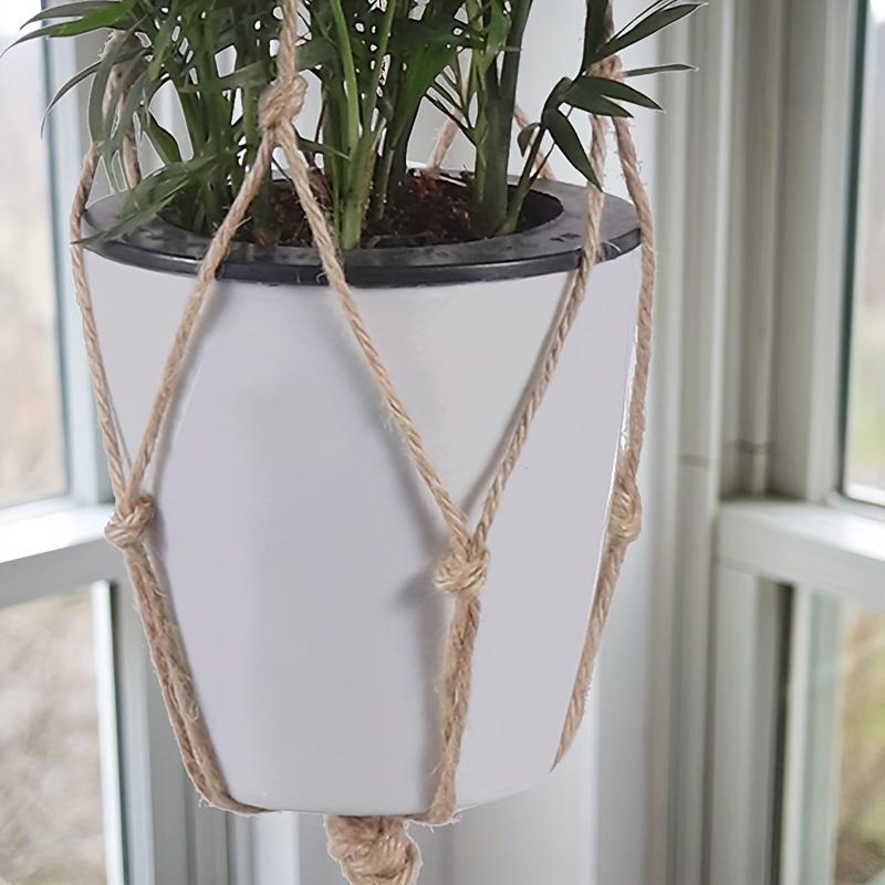 1/2pcs Macrame Plant Hanger Modern Tassel Detail Plant Hangers Indoor Flower Pot Holder For Plants Wall Window Outdoor Bedroom
