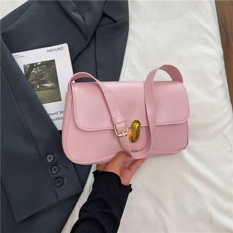 Niche underarm bag women's 2025 new summer Korean version women's bag trendy and beautiful fashion shoulder lock small square bag