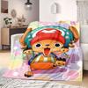OnePiece Print Flannel Blanket Cartoon for Sofas Beds Bedrooms Chairs Travel Picnics Various Sizes New