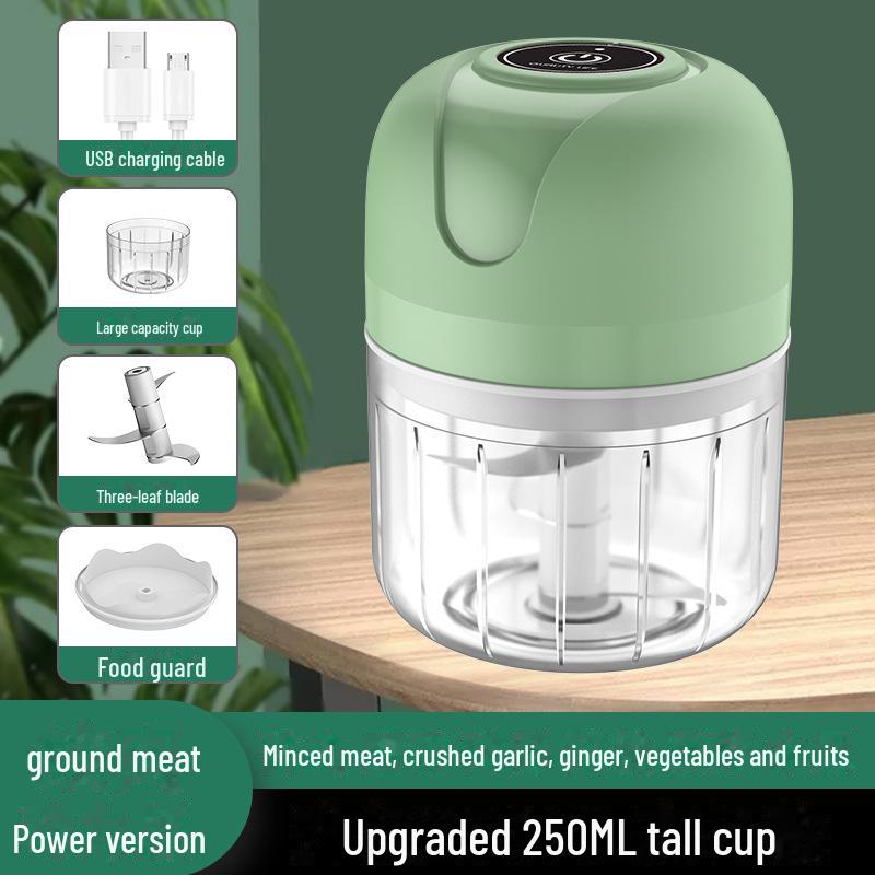 

Беспроводной мини-чесночница и кухонный комбайн 250ML, 3 knives синий