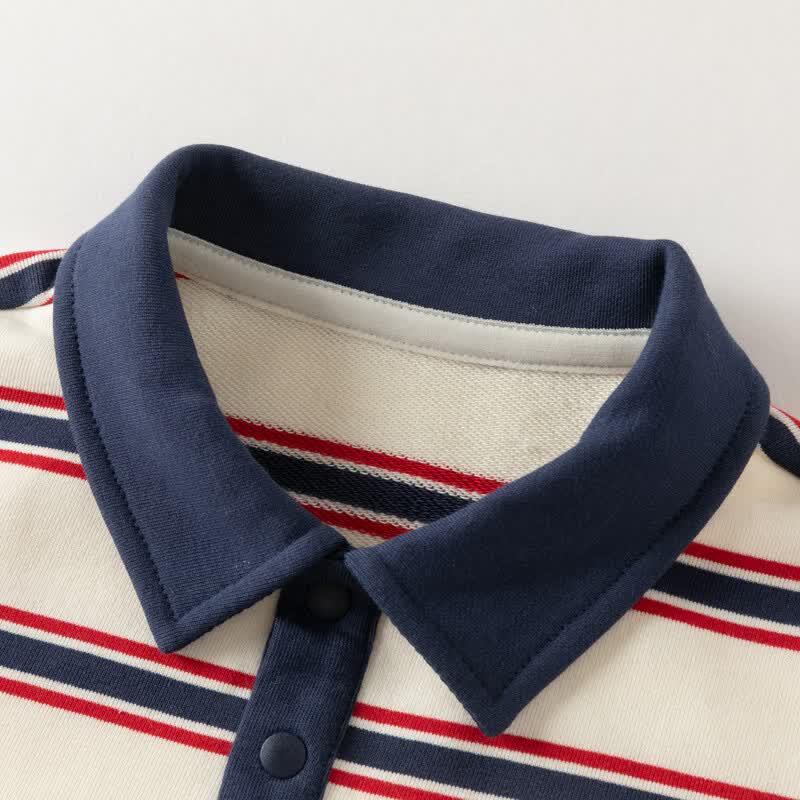DAVE&BELLA Boys' Autumn POLO Sweatshirt