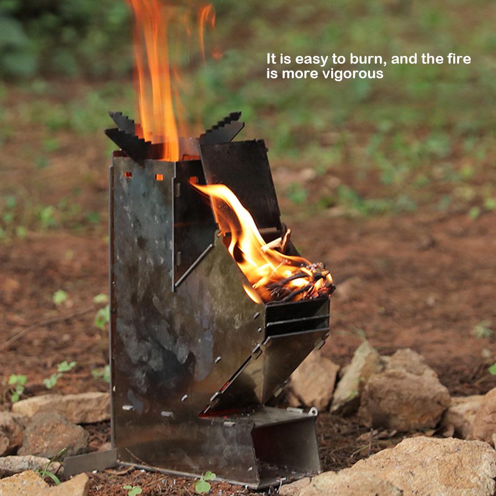 Stove Solid Furnace Split Detachable Portable Stoves Supply Accessory