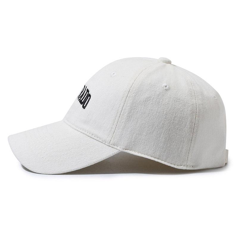 Korean hat women's large head circumference embroiderletter brushed baseball cap k-styleeasiest for match face small peaked cap