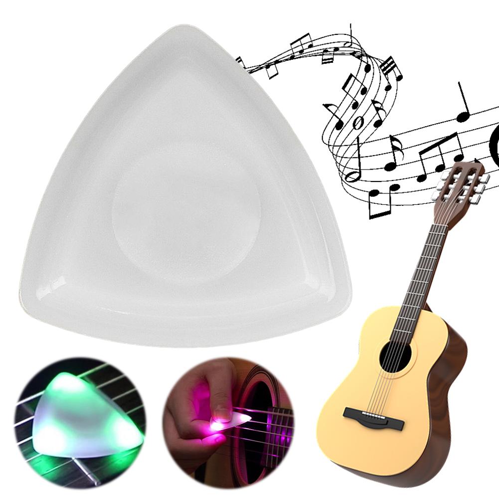 Guitar Touch Luminous Pick Musical Stringed Instrument Glowing Plectrum Electric Guitar Picks for Bass Electric Guitarists