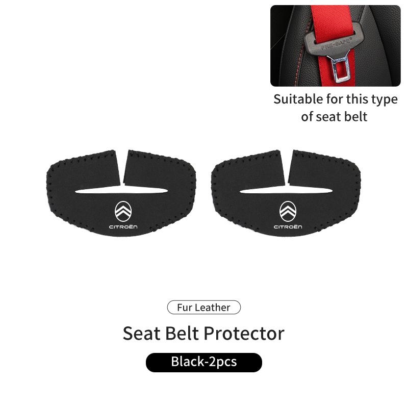 

Car Seat Belt Anti Scratch Buckle Protector Cover Accessories For Citroen C4 C3 C5 C1 C2 C6 VTS C4L DS3 DS4 DS5 Grand Berlingo
