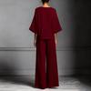 Women's Loose-fitting, Stylish, And Elegant Flared-Sleeve Linen Suit