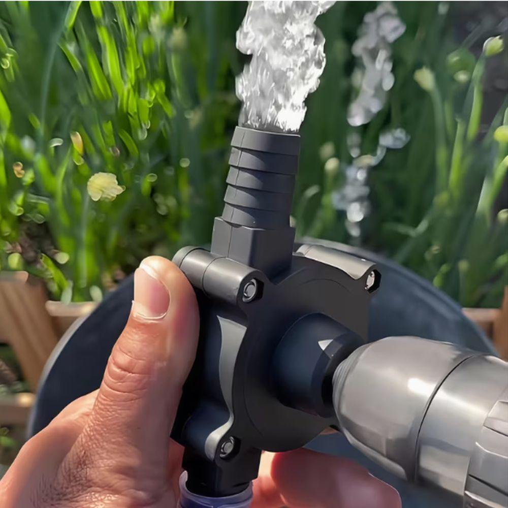 Small Electric Drill Pump Heavy Duty Self Suction Centrifugal Pump Liquid Transfer Pump  Household